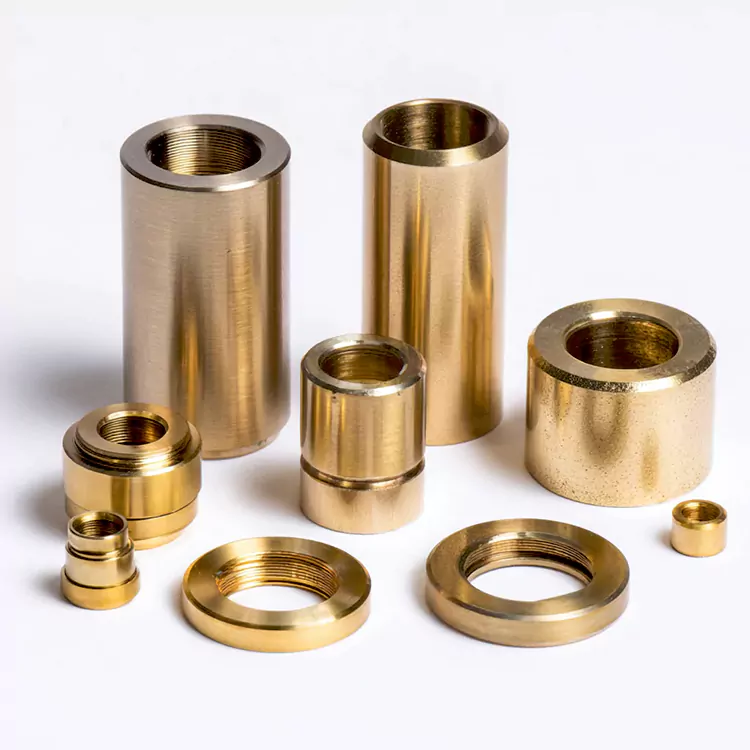 Componentes de fresagem CNC de latão